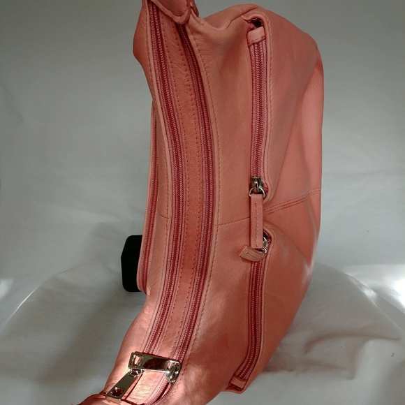 Preston & York lamb leather pink hand bag - Picture 8 of 8
